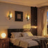 Set 2, Wall Candle Sconces of Vintage Flower-Shaped Metal Candle Holders for Pillar, Tealight, and LED Candles, Rustic