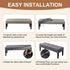 Waterproof Dining Room Bench Covers, Stretch Jacquard Bench Seat Protector Cover, Rectangular Bench Cover for bedrooms