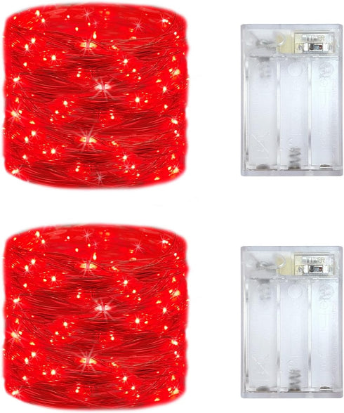 Set 2 6 on/18 Decoration,30 Count LED,10 of Battery Operated Mini Led Fairy Light Indoor String Light Dewdrop Lights