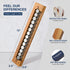 12" Magnetic Knife Holder for Wall - Acacia Wood Knife Strip - No Drilling Strong Magnet Knife Rack for Kitchen