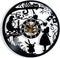 Vinyl Revolt Vinyl Record Wall Clock Compatible with Alice in Wonderland 12 in Black Gift Ideas.
