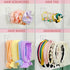 Bigfety 6 Pack Acrylic Headband Holder Wall, Clear Hanging Organizer for Girls and Women