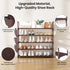 Closet 20-25 5 VILICK Shoe Rack for Shoe Organizer Space Saver Storage for Pair Shoe Shelf with Hook and Side Pocket