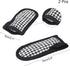 uxcell 2Pcs Pan Handle Sleeve, Pot Handle Covers Heat Resistant Iron Skillet Handle Covers for Kitchen Baking Cooking Supplies, Black White 3.1 in x 5.9 in