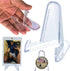 24 Packs Card Stands for Displaying Graded Cards, Challenge Medals, and Casino Chips (2.3 Inch Tall, Clear)
