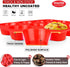 Walfos Muffin Pan Set - 12 Cups Regular Silicone Cupcake Pan, Non-stick and BPA Free, Great for Making Muffin Cakes, Tart, Fat Bombs - Dishwasher Safe, 2-Piece by Walfos