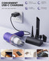 Handheld Vacuum Cleaner with LED Light, 9000 PA Portable Cordless Car Vacuum for Home and Office