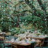 PinkBlume 52 Ft Dark Green Leaf Garland - Emerald Turquoise Paper Hanging Leaves Streamer for Party Decorations