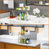 Yieach Counter 2 Counter Clear Acrylic Bathroom Organizers and Storage Tray, Tier Makeup,Perfume,Skincare Organizer