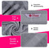 6Pcs 100% Set- 600GSM, 2Bath 2Hand 2Washcloths, Set CASA COPENHAGEN Solitaire Egyptian Cotton Large Designer Towels