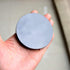 Black Obsidian Scrying Mirror, Round Smooth Natural Crystal, Polished, 3 Inch / 80mm Diameter