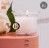 HYOOLA Clear Cup Scented Votive Candles - Lily, 12 Hour Burn Time, 4 Pack
