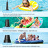 Dr.meter Portable Electric Air Mattress Pump - Rechargeable 4000mAh Battery Quick-Fill Inflator for Camping