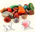 40 Pieces Acrylic Display Holder, Clear Display Easel Stands, Small Collectibles Display Stands for Crystal Geodes,