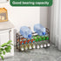 kiplant Closet, 3-Tier Closet, Expandable Shoe Rack for Shoe Organizer for Metal Adjustable Black Shoe Shelf Storage