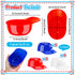 24 Pack Plastic Baseball Helmet Bowl,Mini Ice Cream Dessert Baseball Cap Bowls,Party Snack Cups for Birthday Party Supplies(Red Blue and White) by Szsrcywd
