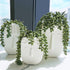 Supla 4 Pcs Artificial Hanging Succulents Faux Burro's Tail Picks for Indoor Outdoor Decor