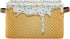 Ice Cream Cone Storage Bin - Large Canvas Basket - 15x11x9.5inch