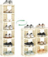 8 Closet Kitstorack Vertical Shoe Rack: Tiers Stackable Shoe Rack for DIY Free Standing Shoe Organizer Small Shoe Shelf
