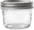 Kerr Wide Mouth Half-Pint Glass Mason Jars, 8-Ounces with Lids and Bands (2 Jar-Pack)
