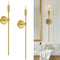 Lumpro 23-inch Large Wall Candle Sconces, Set of 2, Wall Mounted Candle Holder,