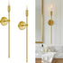 Lumpro 23-inch Large Wall Candle Sconces, Set of 2, Wall Mounted Candle Holder,