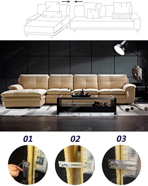 HOWDIA 6 Pack Couch Connector Screws for Sectional