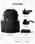 Trebo 64oz Insulated Water Bottle with Straw Lids - Half Gallon Double Wall Stainless Steel Jug
