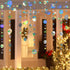Cheerland Iridescent Star Garland Decorations, Holographic Hanging Stars Moon Party Decoration for Galaxy Birthday,