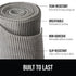 Gorilla Grip Drawer Shelf and Cabinet Liner, Thick Strong Grip, Non-Adhesive Liners Protect Kitchen Cabinets and Cupboard, Bathroom Drawers, Easy Install, Breathable Mat, 12" x10', Gray by Gorilla Grip