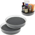 Spectrum Lazy Susan Organizer - Hexa Round Medium (2-Pack) for Cabinet, Refrigerator, Pantry, Rotating Storage