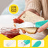 Set, 2-Pack Butter Spreader Knife Stainless Steel Cheese and Butter Knives with Ceramic Handle, Dishwasher Safe