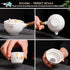 Set set, Set 360 Set (4cups-cat) Chinese Tea Gongfu Tea Portable Teapot with Rotation Tea maker and Infuser,Kung Fu Tea