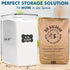 2 (9.5L 321 Oz) Shazo PC | Extra Large Bulk Food Storage Containers with Airtight Lids for Flour, Sugar, Rice, Cereal