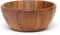 Lipper International Acacia Round Flair Serving Bowl, Small, 6" Diameter x 2.5" Height