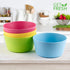 GET FRESH Bamboo Kids Snack Bowls - Set of 4, BPA Free, Dishwasher Safe & Stackable