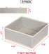 DIOMMELL Foldable Cloth Storage Box Organizer, Fabric Baskets Bins Containers Divider for Clothes, Set of 9 Grey
