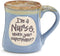 I'm a Nurse Superpower Light Blue 18 Oz Mug