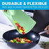 Extra Thick Pastel Flexible Plastic Cutting Board Mats with Food Icons & EZ-Grip Waffle Back, (Set of 6) Dishwasher Safe. Cutting Boards For Kitchen, Cutting Mat, Plastic Cutting Boards by Cooler Kitchen