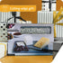 Peleg Design Rugboard Mini Tempered Glass Cutting Board, Multi-Purpose Decorative Glass Chopping Board, 7.4 x 11 inches