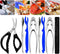 Crab Leg Crackers and Tools, 7 Piece Seafood Tools Set with Stainless Steel Lobster Crackers and Picks