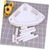 STOBAZA 3 Shelf Layer Stand, Plastic Corner Storage Organizer for Kitchen, Bathroom, and Small Household Items