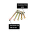 cSeao 18-Set M6x40mm/ 50mm/ 60mm/ 70mm/ 80mm Crib Screws Hardware Replacement Kit, Hex Drive Socket Cap Screws Barrel