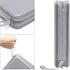 CD Case Holder, 80 Capacity Hard Plastic CD/DVD Wallet, Disc Storage Binder for Car, Home, Office, Travel (Grey)