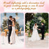 2 19.7 Inch Abaodam Pcs Wedding Flower Stand Roman Pillar, White Decorative Columns for Road Lead, Flower Arrangement