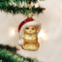 Old World Christmas Santa Kitten Glass Blown Ornaments for Christmas Tree