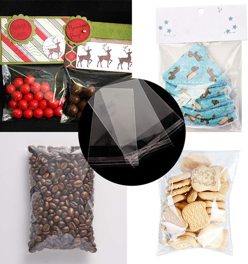 VIPITH Cellophane Bags - Cookie Bags, Candy Bags (4x6 inch)