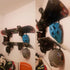 Pmsanzay 2 Pack Motorcycle Helmet Hook, Multi-Purpose Jacket Hanger, Wall Mount Rack for Keys, Bags, Cloth Display