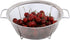 Stainless Steel Mesh Colander Strainer Basket - 2.5 Quart Fine Mesh Net with Heavy Duty Handles for Strain, Drain, Rinse