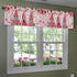ALAGEO Valentines Valances Window Curtain, Pink Gnomes Kitchen Valances, Rod Pocket Love Heart Balloon Short Topper, 54